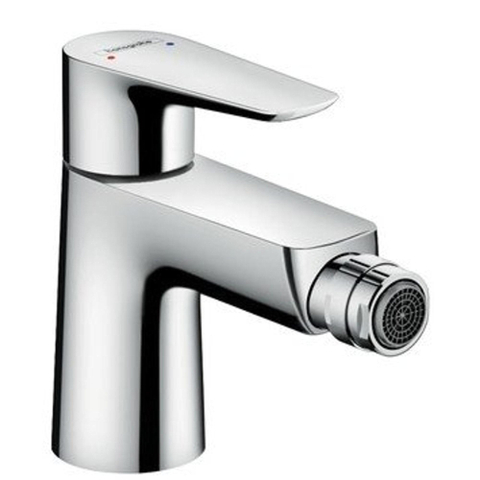 Hansgrohe Talis e 1 gats bidetkraan - met push open garnituur - hoogglans chroom SW28992