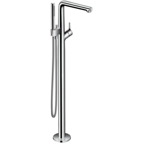Hansgrohe Talis S Staande badkraan - voor vloerbevestiging m garnituur - hoogglans chroom SW31791