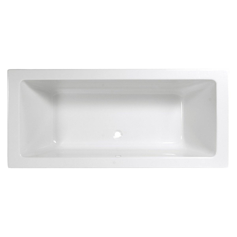 Wisa Grandola Baignoire rectangulaire 200x90cm Duo Blanc SW48749