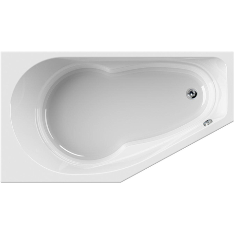 Wisa Tirano Baignoire offset 160x90cm gauche blanc SW48794