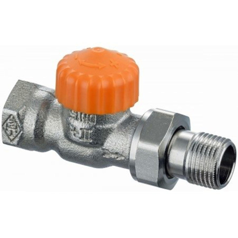 Heimeier Eclipse robinet d''arrêt de radiateur 1/2 droit orange SW53872