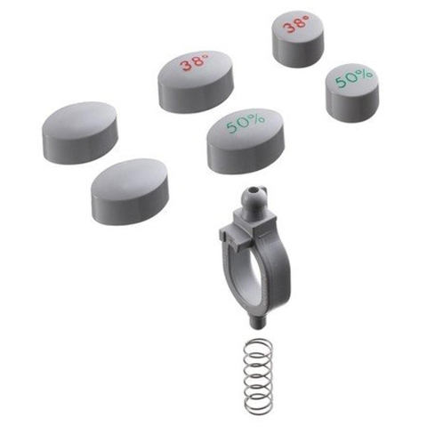Hansgrohe Ecostat 1001sl bouton-poussoir pour thermostat gris GA19429