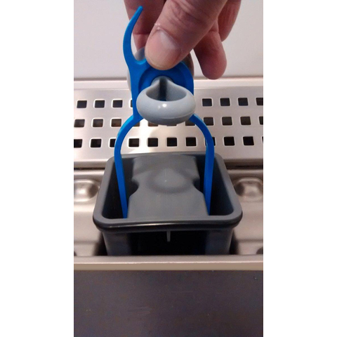 Van den Berg crochet multiple pour le retrait du siphon, de la grille etc. plastique bleu (5015) SW55362