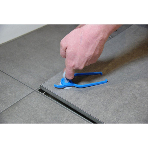 Van den Berg crochet multiple pour le retrait du siphon, de la grille etc. plastique bleu (5015) SW55362