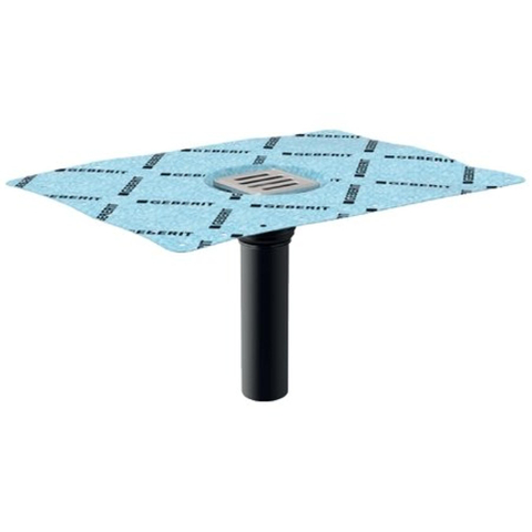 Geberit Vloerput - voor Betegelde Douche - chroom SW64044