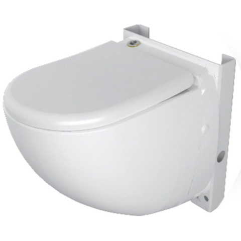 Sanibroyeur Sanicompact Comfort Broyeur sanitaire dans WC suspendu avec abattant 0620213
