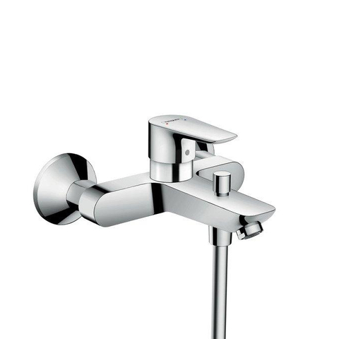 Hansgrohe Talis e Badmengkraan - eengreeps - opbouwmontage - uitsprong - 195mm - chroom - zonder d - hoogglans chroom SW28994