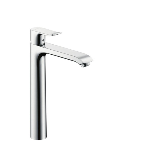 Hansgrohe Metris Wastafelkraan highriser - 26 cm. - zonder waste - hoogglans chroom 0451546
