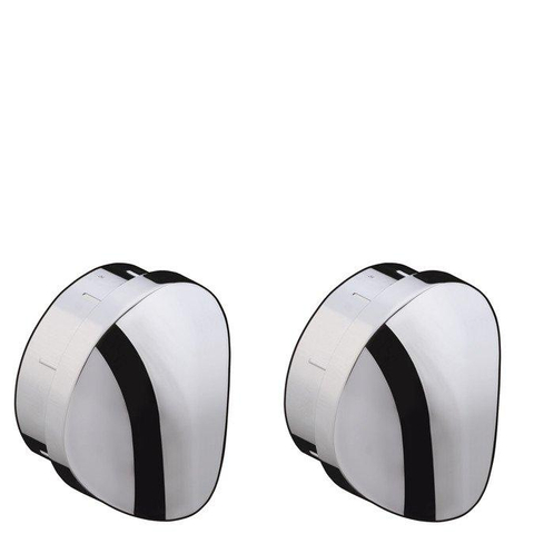 Hansgrohe Unica C Divers afdekkapje transparant - 2 stuks - chroom GA29590