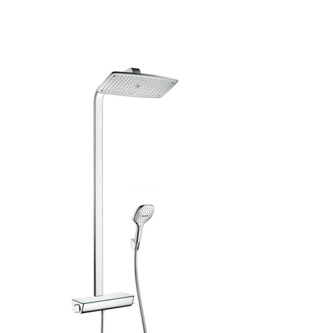 Hansgrohe Raindance e - select air - showerpipe - 360 - thermostaat - hoogglans chroom 0605558