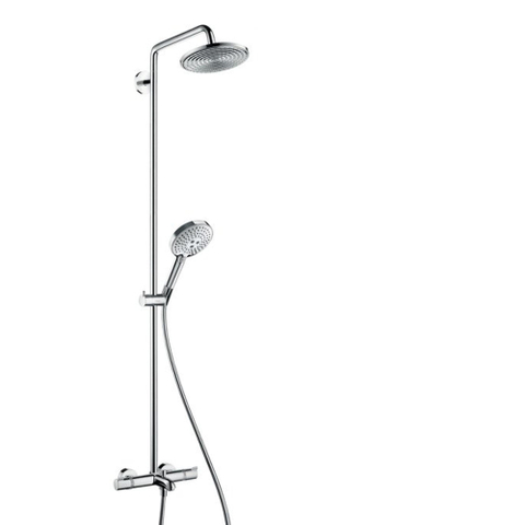 Hansgrohe Raindance S Showerpipe - 240 - 1jet - met bad - thermostaat - hoogglans chroom 0450883