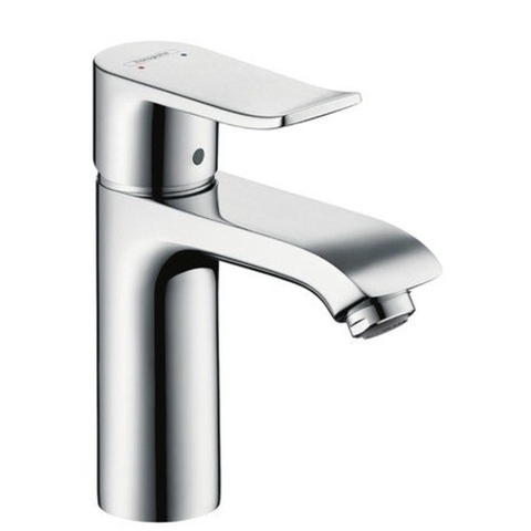 Hansgrohe Metris 1 greeps wastafelkraan - 110 LowFlow - zonder afvoer - hoogglans chroom GA96129