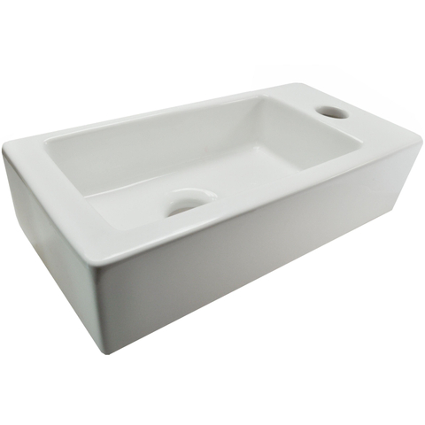 Wiesbaden Rhea Lave mains droite 36x18x9cm mini Blanc SW10641