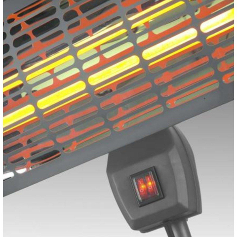 Eurom Chauffage de terrasse Q-time 2000S sur pied SW296484