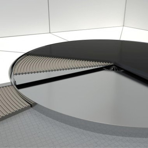 Easy Drain Douchegoot 120X110 Cm. Dot 65,8 Cm. Rond Rvs OUTLETSTORE STORE40323