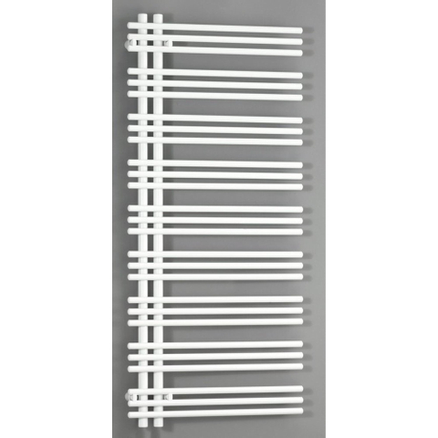 Zehnder Yucca radiateur sèche-serviettes 130,4x47,8cm 517 watt Acier Blanc brillant SW68477