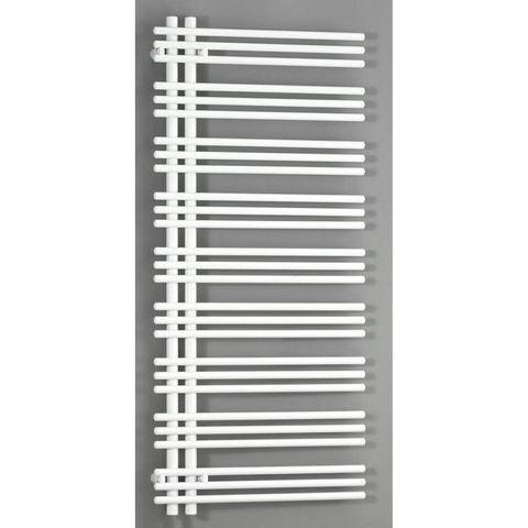 Zehnder Yucca radiateur sèche-serviettes 130,4x47,8cm 517 watt Acier Blanc brillant SW68477