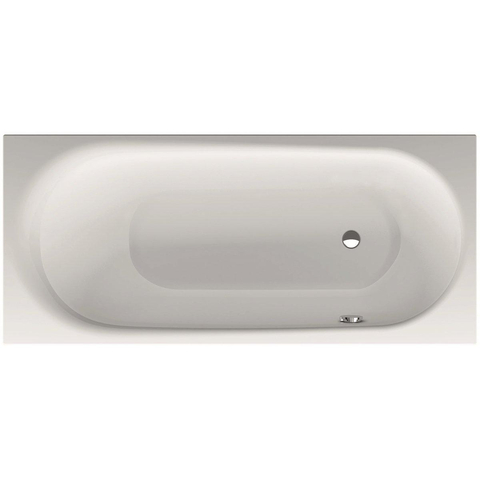 Bette Comodo baignoire 180x80x45cm pied droit trop-plein avant blanc SW68342