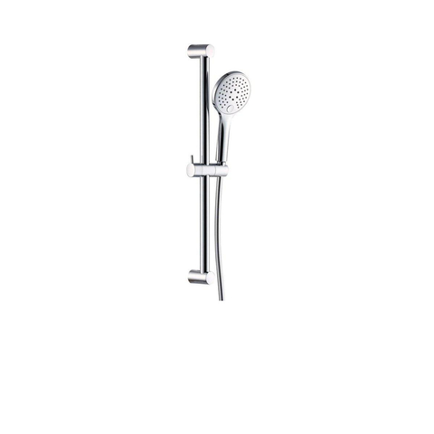 Royal Plaza Gondo Round ensemble de douche 60cm avec douchette 3 jets et flexible 150cm chromé SW88757