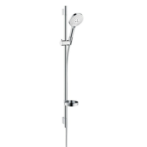 Hansgrohe Raindance Select S Doucheset - 120 - 3jet - met Unica - glijstang 90 cm en zeepschaal - hoogglans chroom GA96536