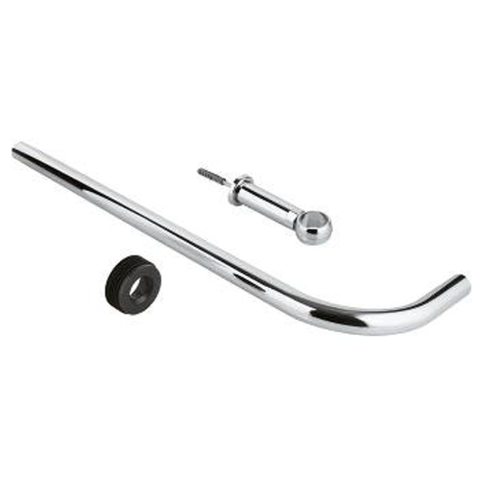 Grohe Spoelpijp - voor wc-drukspoelers - diameter 28mm - 26cm - wandafstand 15-85mm - chroom 0437801