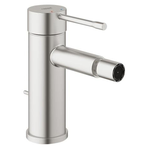 Grohe Essence New Bidetkraan - S-Size - met waste - Supersteel (RVS) SW73265