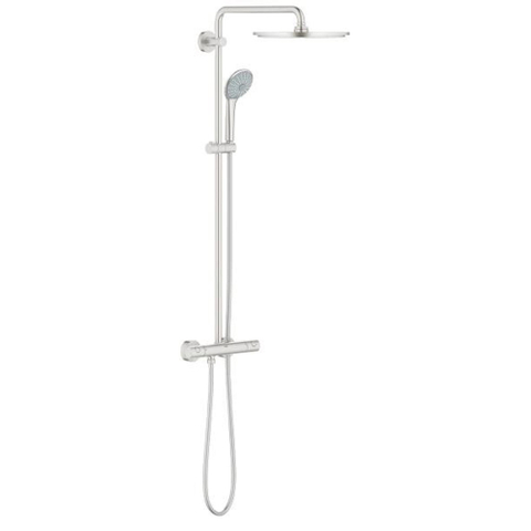 Grohe Euphoria xxl Regendoucheset Opbouw - hoofddouche 31cm - handdouche rond - Supersteel (RVS) SW73269