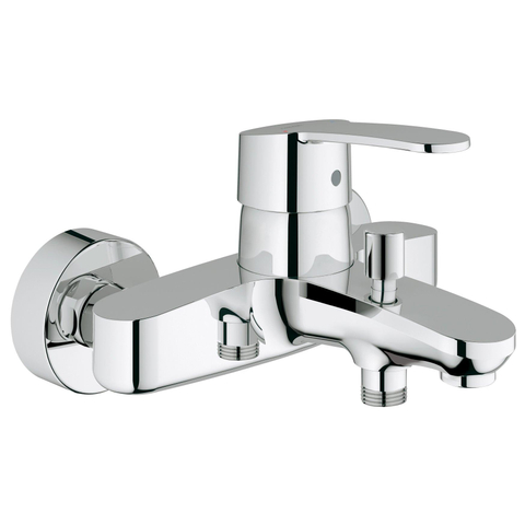 Grohe Eurostyle Cosmopolitan Badkraan - met omstel - met koppelingen - chroom 0437764