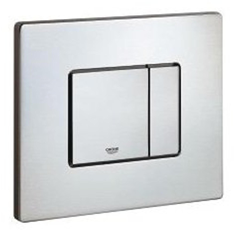 Grohe Skate Cosmopolitan Bedieningsplaat - dualflush - EcoJoy - horizontaal - rvs 0720027