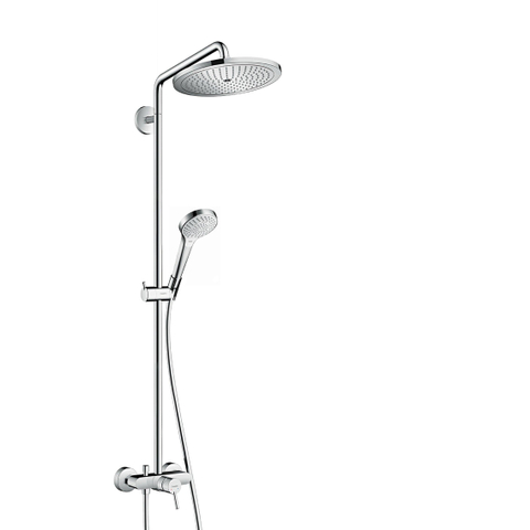 Hansgrohe Croma select s Showerpipe - 280 - 1jet - met eengreeps mengkraan - hoogglans chroom SW73190