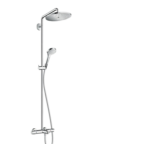 Hansgrohe Croma select s Showerpipe - 280 - 1jet - met bad - thermostaat - hoogglans chroom SW73191