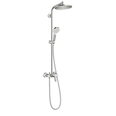 Hansgrohe Crometta s 240 - 1jet - showerpipe - met douchekraan - hoogglans chroom SW73213