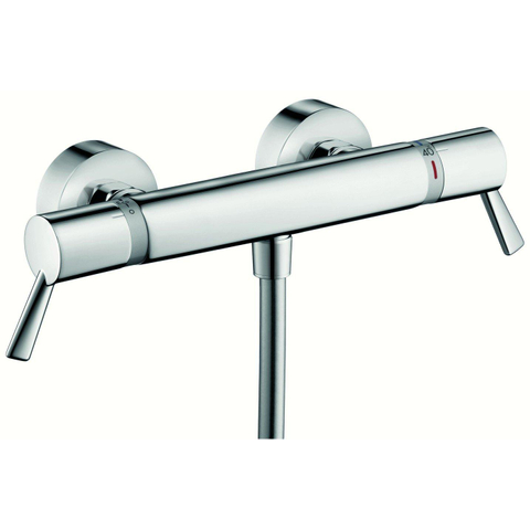 Hansgrohe Ecostat Comfort Caredouchekraan - thermostatisch - zonder omstel - met koppelingenHOH=15cm - met verlengde - thermostaat - hoogglans chroom 0450875