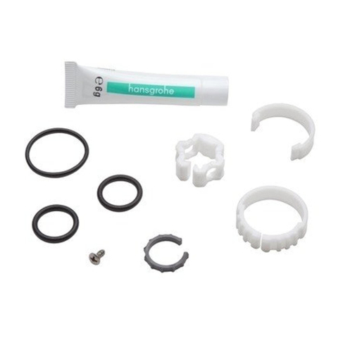 Hansgrohe Dichtingsset - voor kranen - met hoge - draaibare uitloop - zwart/wit (zwart) GA52850