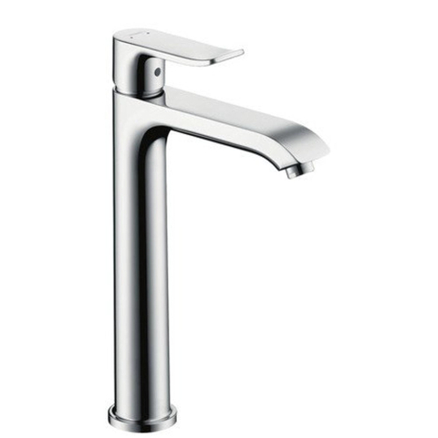 Hansgrohe Metris 1 greeps wastafelkraan - 200 met trekwaste - hoogglans chroom 0450932