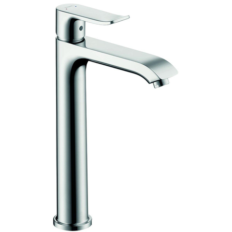Hansgrohe Metris Wastafelkraan highriser - 20 cm. - zonder waste - hoogglans chroom 0451547