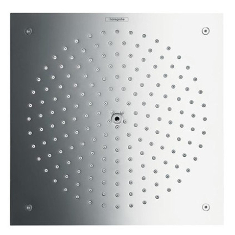 Hansgrohe Raindance Air afdekset - hoofddouche 26x26 cm. - plafondaansluiting. chr. - hoogglans chroom GA96136