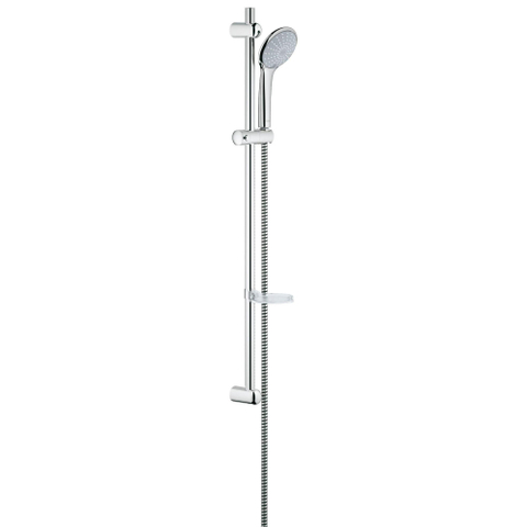 Grohe Euphoria 110 Duo Glijstangset - 90cm - ronde handdouche - 2 straalsoorten - gladde doucheslang - met zeepschaal - chroom 0441965
