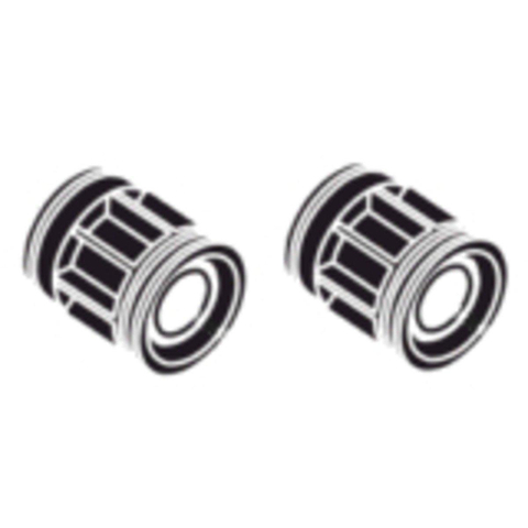 Hansgrohe Slagdemper per - 2 stuks - grijs GA52910