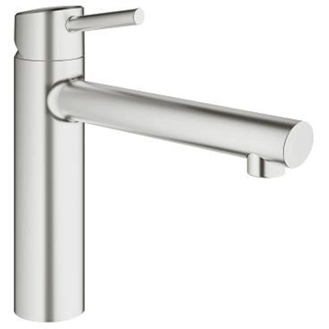 Grohe Concetto Keukenkraan - Brushed Supersteel (RVS) 0442191