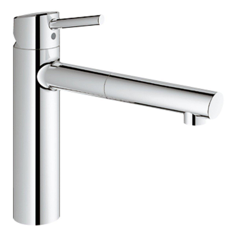 Grohe Concetto Keukenkraan - uittrekbare uitloop - chroom 0436203