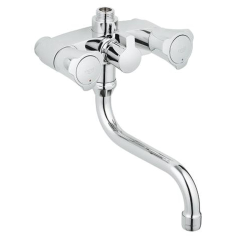 Grohe Costa L Douchekraan - met omstel - HOH 12cm - chroom 0440137