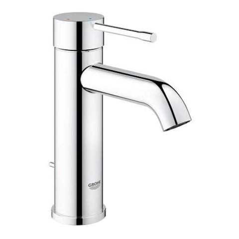 GROHE Essence New Mitigeur de lavabo sur plage - bec 11,6cm - taille S - vidage - chrome SW28927