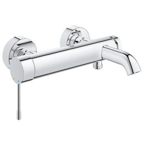Grohe Essence New Badkraan - met omstel - met koppelingen - chroom 0442587
