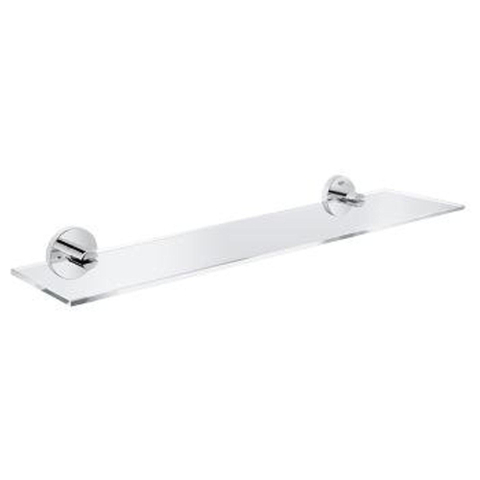 GROHE Essentials Étagère - 53x14,5cm - verre - chrome 0438155