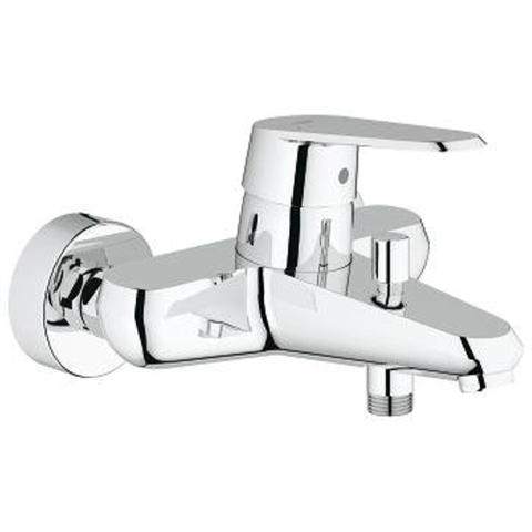 Grohe Eurodisc Cosmopolitan Badkraan - met omstel - met koppelingen - 46mm - chroom 0437713