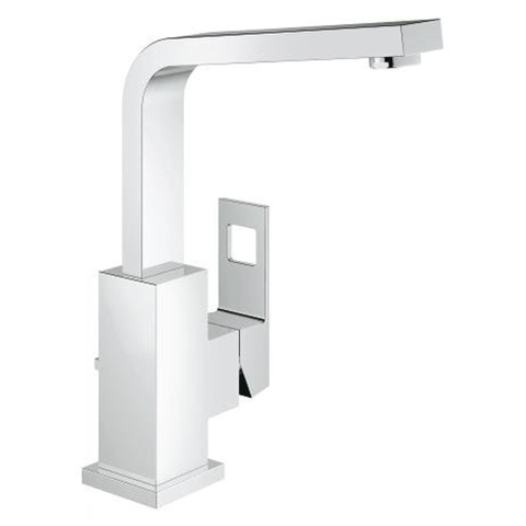 GROHE Eurocube waterbesparende wastafelkraan met waste chroom SHOWROOMMODEL SHOW26744