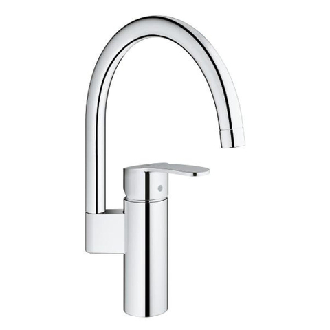 GROHE Eurostyle Cosmopolitan 1 gats keukenkraan - met hoge draaibare uitloop - chroom 0442287