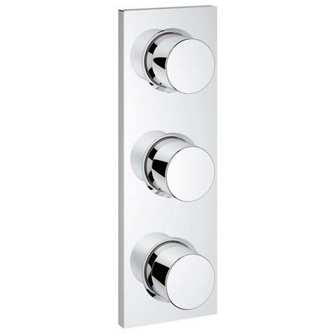 Grohe Grohtherm F Afbouwdeel - voor omstelkraan 3 functies - verticaal of horizontaal - chroom 0437914