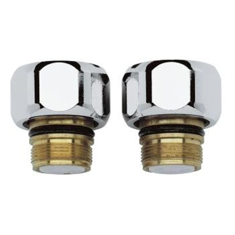 Grohe Terugslagklep - set van 2 stuks - chroom 0436247